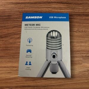 Meteor Mic USB Studio Condenser Microphone - Silver